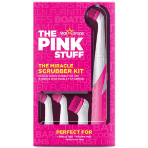 Щітка для прибирання The Pink Stuff Scrubber Kit, 4 насадки